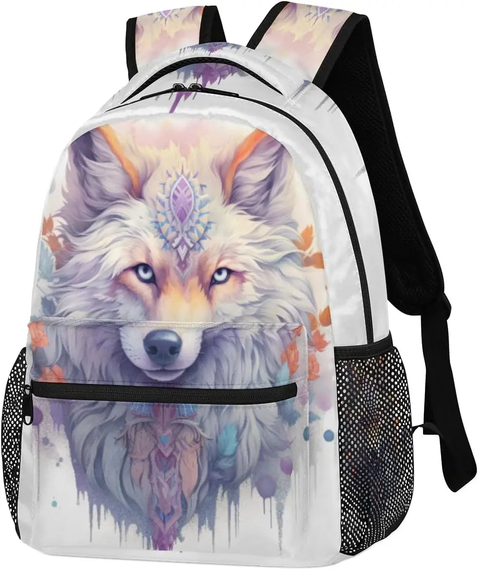 Cartable Loup Ethnique