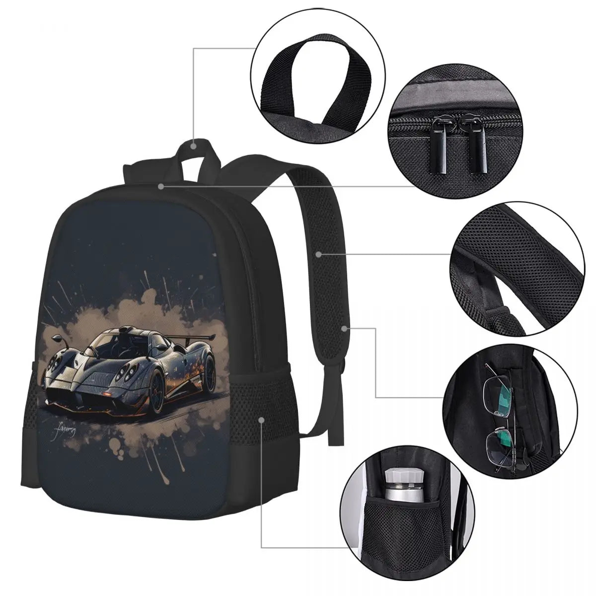 Cartable Voiture Pagani
