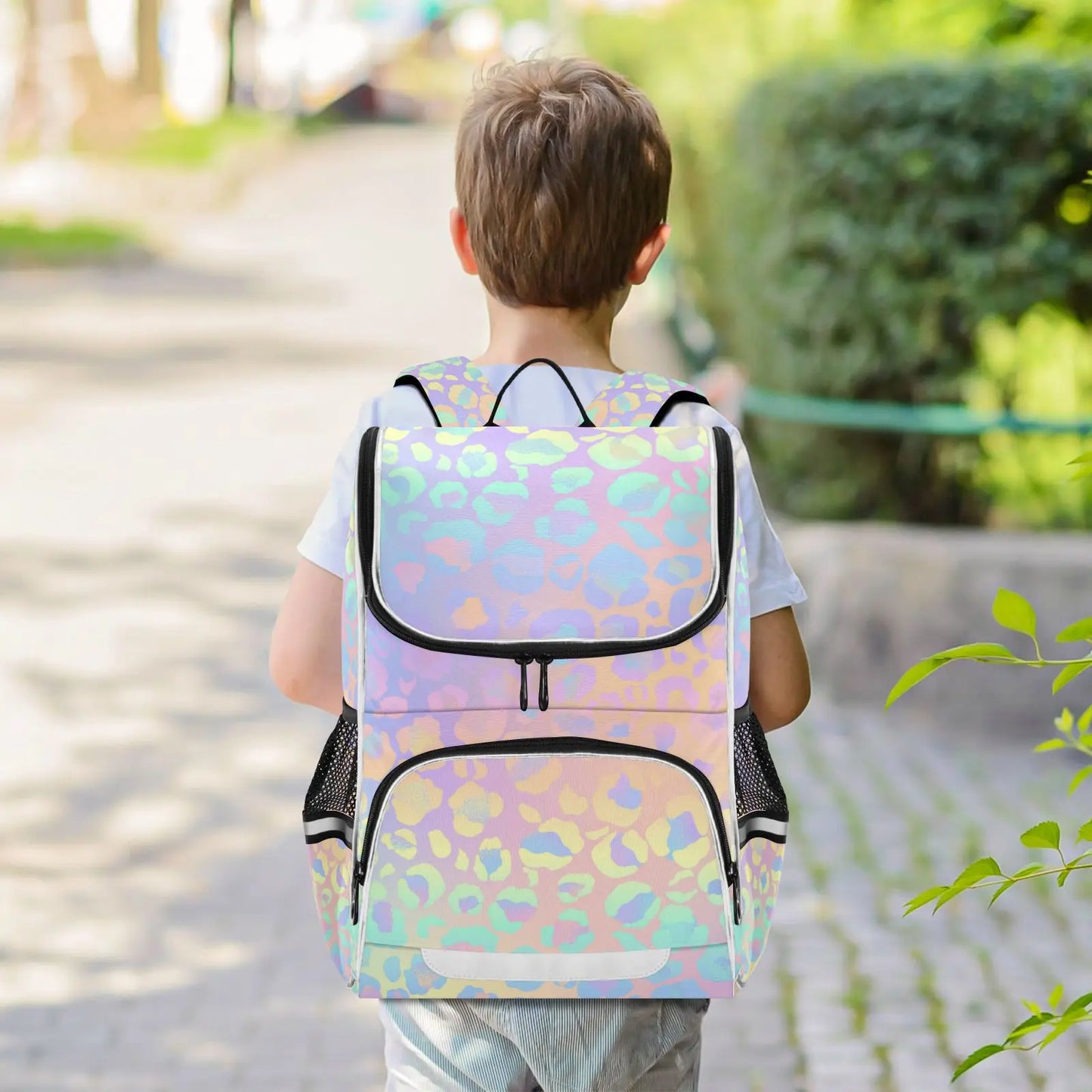 Cartable Japonais Léopard Coloré