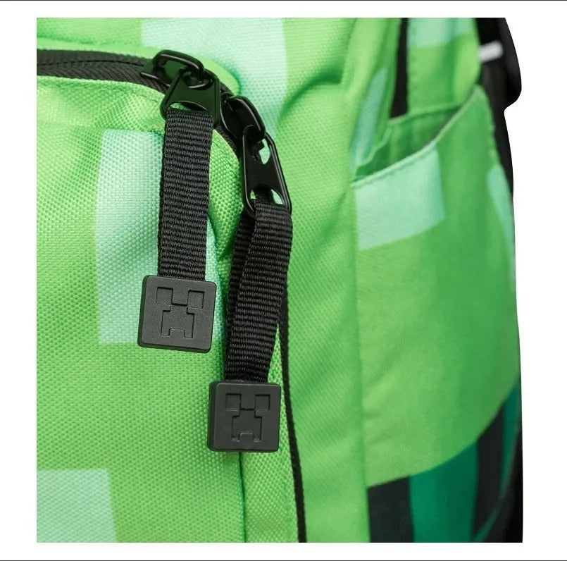 Cartable Minecraft Vert