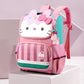 Cartable Bleu Kawaii Hello Kitty