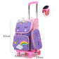 Cartable à roulette Licorne