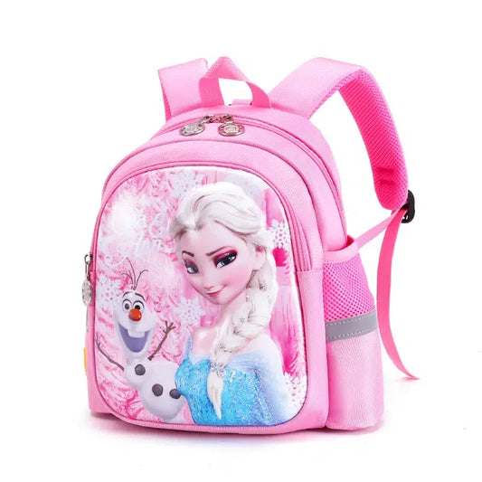 Sac à dos Rose Reine des Neiges pour l’école