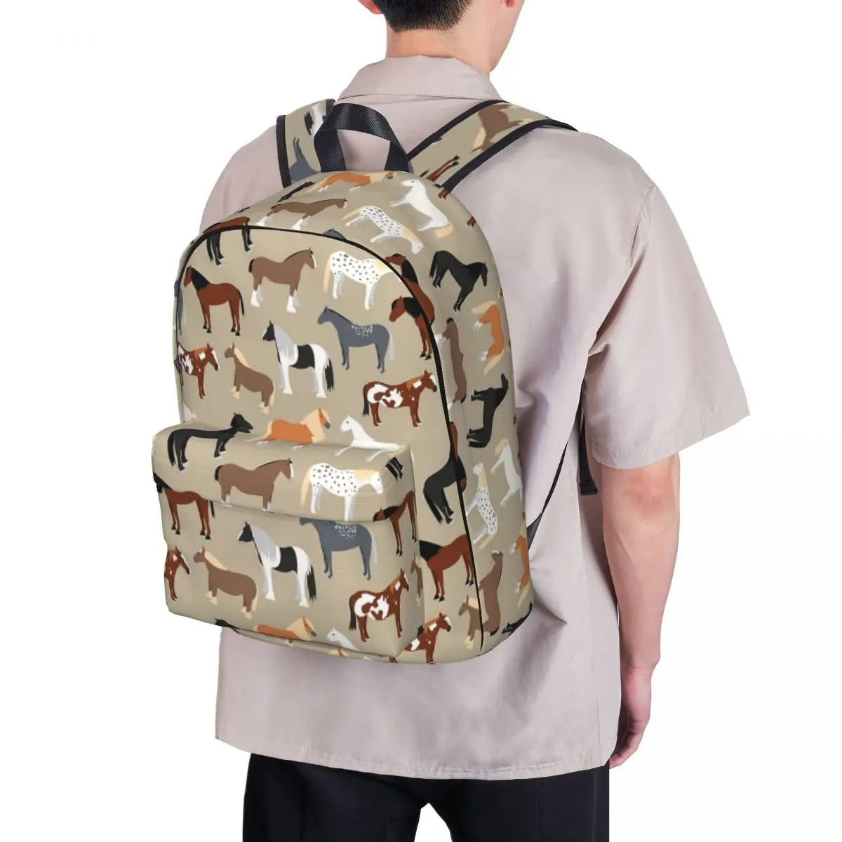 Sac à Dos Cheval Pour l’École