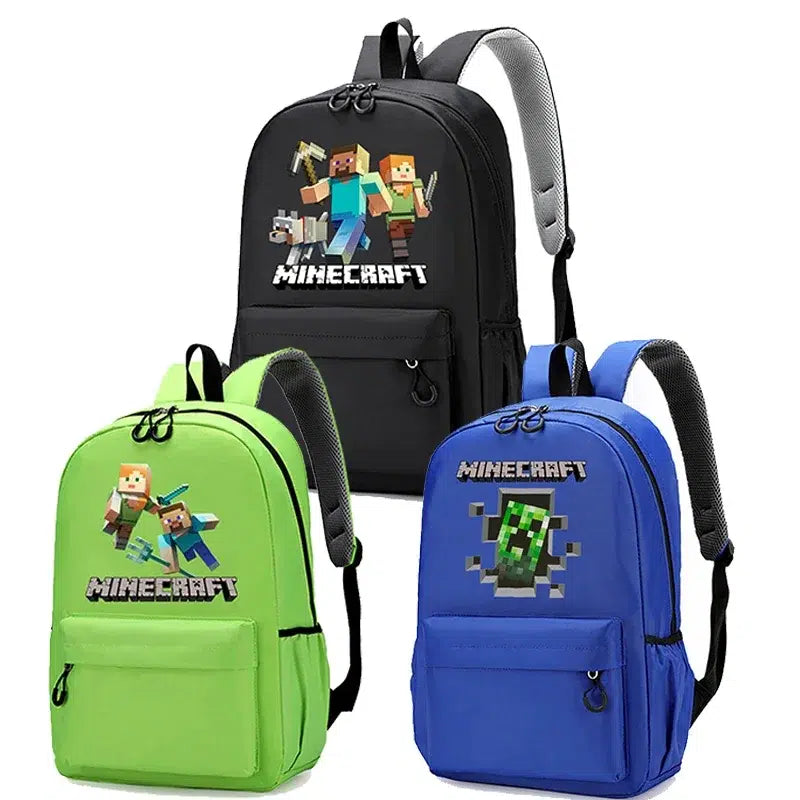 Cartable Jaune Minecraft Primaire