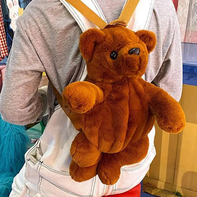 Cartable en Peluche Ours
