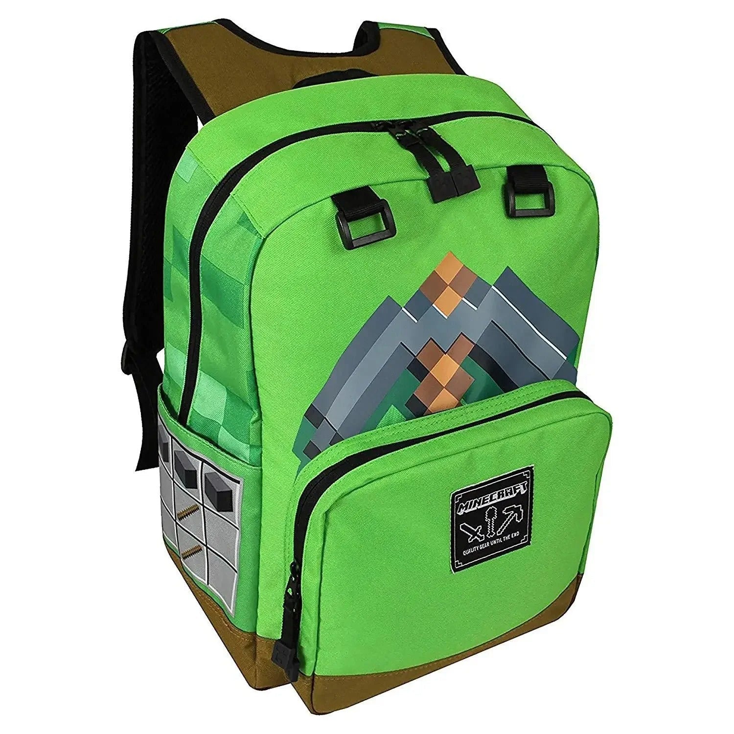 Cartable Minecraft Vert