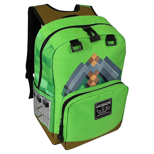 Cartable Minecraft Vert
