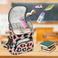Cartable Japonais Rose Effet Léopard