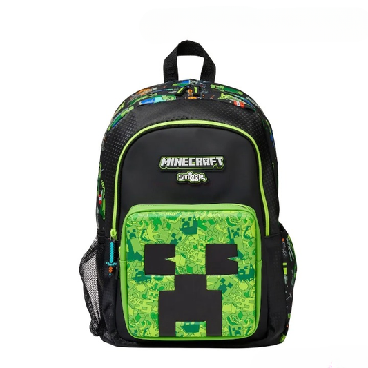 Cartable Vert Minecraft Pour Enfant