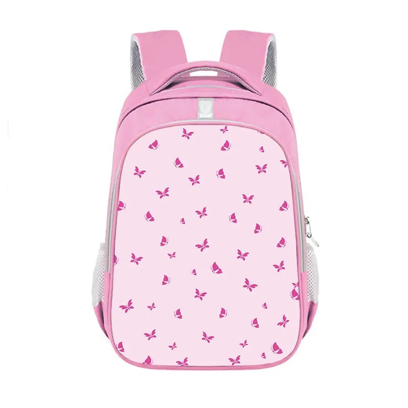 Cartable Papillon Rose pour Élèves