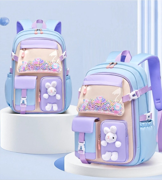 Cartable Kawaii Bleu Original
