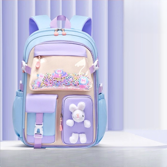 Cartable Kawaii Bleu Original